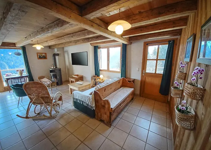 شقة Unique A Champagny Panoramik Dans Un D'alpage Avec Vue Exceptionnelle لا بلاني