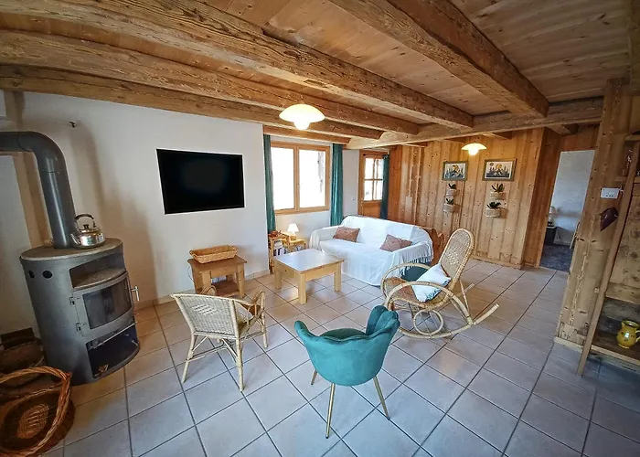 Unique A Champagny Panoramik Dans Un D'alpage Avec Vue Exceptionnelle شقة *