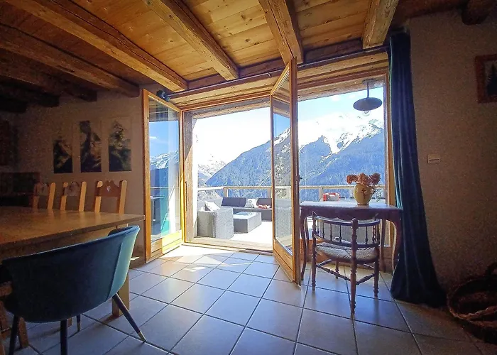 Unique A Champagny Panoramik Dans Un D'alpage Avec Vue Exceptionnelle لا بلاني