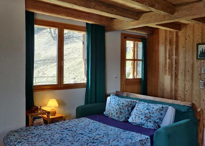 Unique A Champagny Panoramik Dans Un D'alpage Avec Vue Exceptionnelle شقة *