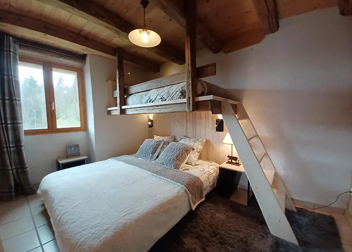 Unique A Champagny Panoramik Dans Un D'alpage Avec Vue Exceptionnelle شقة *