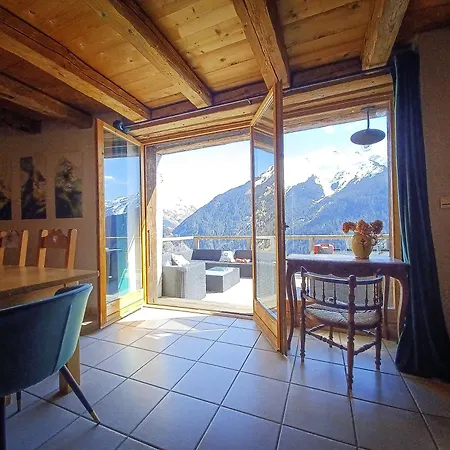 Unique A Champagny Panoramik Dans Un D'alpage Avec Vue Exceptionnelle La Plagne