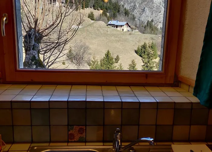 Unique A Champagny Panoramik Dans Un D'alpage Avec Vue Exceptionnelle Apartment