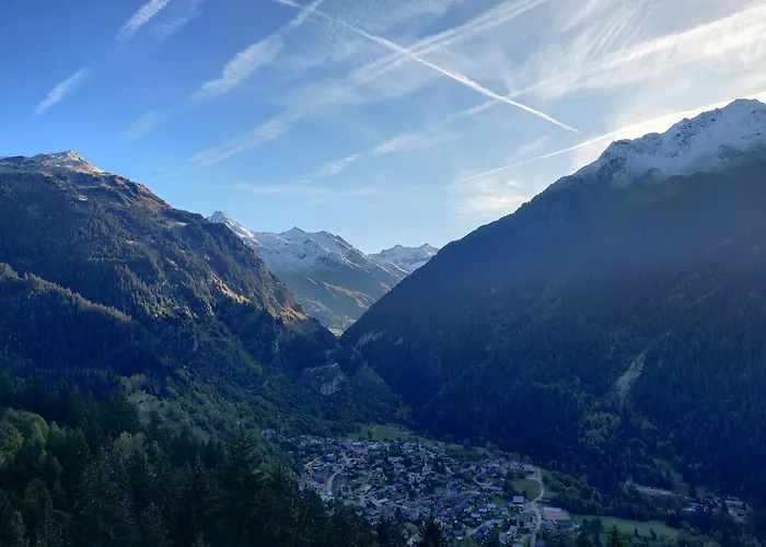 Unique A Champagny Panoramik Dans Un D'alpage Avec Vue Exceptionnelle La Plagne