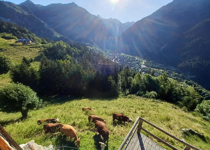 Unique A Champagny Panoramik Dans Un D'alpage Avec Vue Exceptionnelle Apartment *